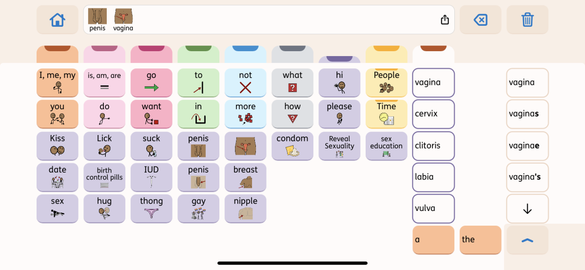 Proloquo for sex education vagina app screenshot
